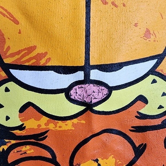Garfield Pajama T-Shirt Camisole I'd Rather Be Sleeping Cotton Blend Nightgown M - Picture 5 of 14